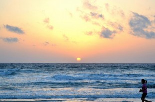 El amanecer en La Manga