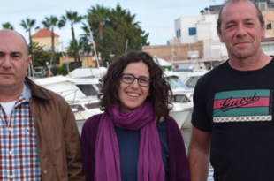 Javier Caballero, Lorena Ibañez y Xabier